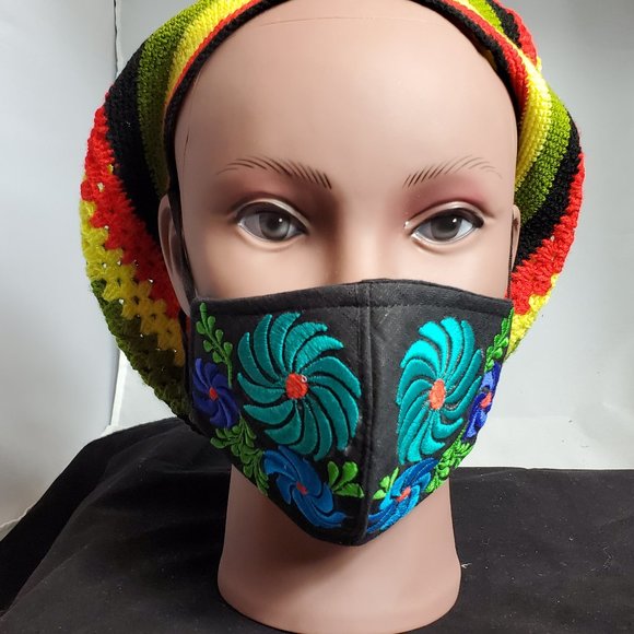 Hand Crafted Other - Beautiful Embroidered Face Mask Made in Yucatan